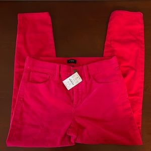 J crew corduroy pink pants 25P NWT